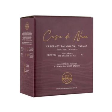 Imagem de Vinho Tinto Bag in Box Caetano Vicentino Casa Di Neni Cabernet/Tannat 