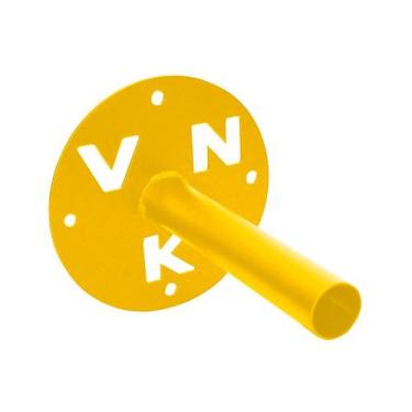 Imagem de Suporte Anilha Olímpica Viking- Parede  - VIKING FITNESS, Amarelo