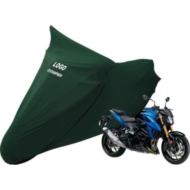 Imagem de Capa De Tecido Helanca Moto Suzuki GSX S 750  Sob Medida - Mz, Verde