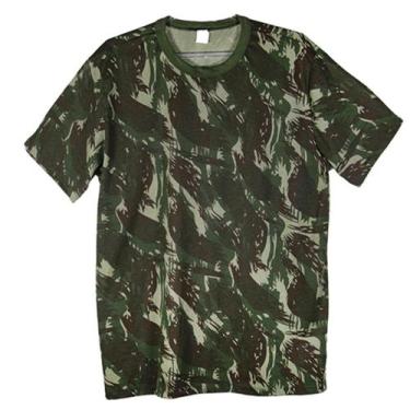 Imagem de Camiseta camuflada manga curta 100% algodão - BellaPesca, TAM. P