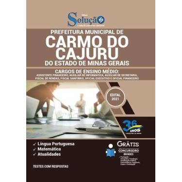 Imagem de Apostila Prefeitura de Carmo do Cajuru - MG - Ensino Médio