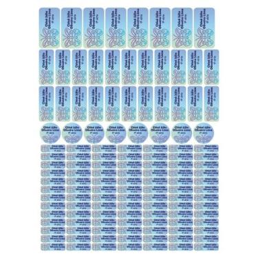 Imagem de 129 Etiquetas Escolares Personalizado Vinil Borboleta - Tectoner, Borb