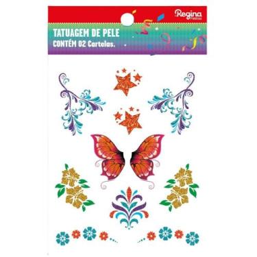Imagem de Tatuagem De Carnaval Regina 2un De Cartela
