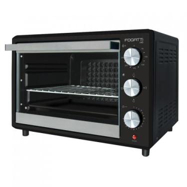 Imagem de Forno Elétrico de Bancada 40 Litros Fogatti Black i40, Preto, 110V