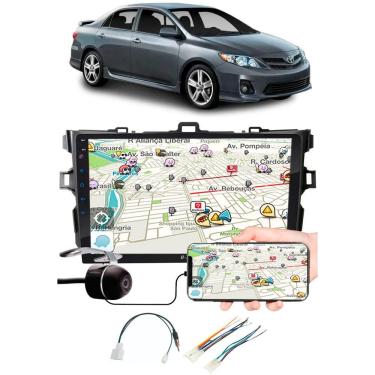 Imagem de Multimídia 9" Polegadas Toyota Corolla 2009 à 2014 Espelhamento USB Bluetooth + Mo...