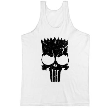 Imagem de Camiseta Regata Bart Punisher Justiceiro Simbolo - Alearts, GG