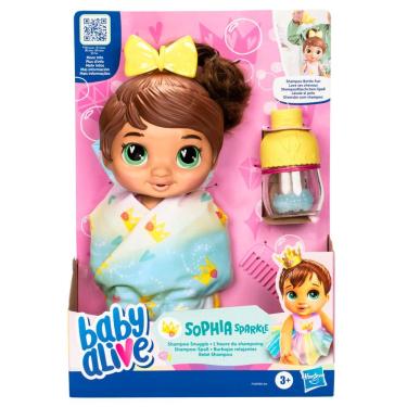 Imagem de Boneca Bebê Baby Alive Shampoo Sophia Sparkle