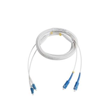 Imagem de Equipamento de comunicação UPC 2SC to UPC 2LC Fiber Optic Wire Single-mode 2-core Indoor Extension Optical Cable Simplex Patch Cord 50M/80M/100M/120M/150M Jumper de fibra óptica(100M)