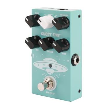 Imagem de GHOSTFIRE Pedal De Delay De Guitarra Para Pedal Boards, 9 Efeitos De Delay Diferentes Para Guitarra Elétrica, Baixo, Fita, True Bypass (Ufo Delay)
