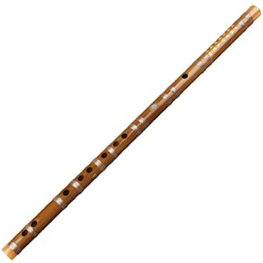 Imagem de Flauta de bambu tradicional chinesa feita à mão Dizi para iniciantes (Cor: Chave F)
