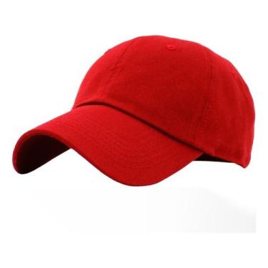 Imagem de Boné Estilo Baseball Aba Curva Ajuste De Metal Liso - Chapelaria Vinta