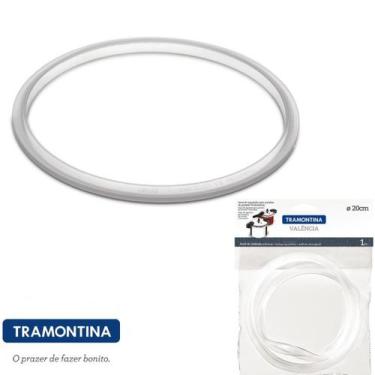Imagem de Anel Borracha Panela De Pressão Tramontina 4,5 Litros 20Cm Cor Branco,