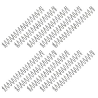 Imagem de PATIKIL Mola de compressão, diâmetro do fio de 0,5 mm x 4 mm OD x 30 mm C, 10 peças de extensão mecânica de aço inoxidável 304 pequenas molas kit sortido para lojas e reparos domésticos