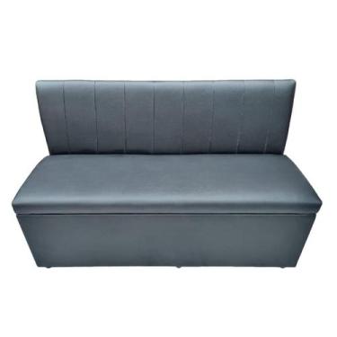 Imagem de Poltrona 1,20 cm corvin preto com bau - O REI DAS POLTRONAS