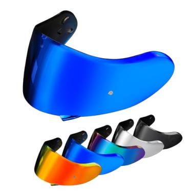 Imagem de PSLER Neotec 2 Visor - Capacete Neotec 2 Viseira matizada Proteção UV Neotec 2 Proteção Facial Substituição para Neotec 2 CNS-3, Azul Escuro