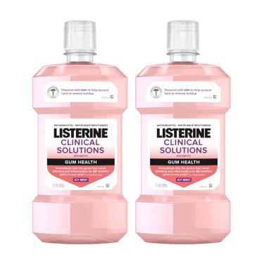 Imagem de Enxaguante bucal Listerine Clinical Solutions Gum Health 2 x 1L