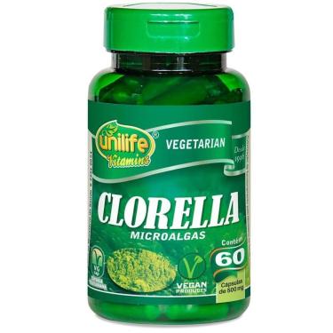Imagem de Clorella 500Mg Unilife 60 Cápsulas