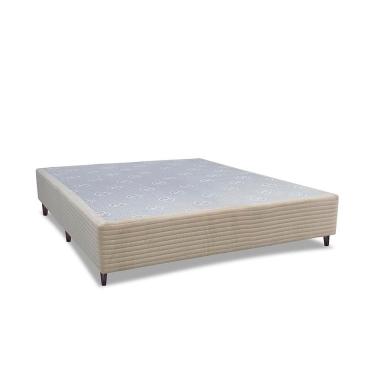 Imagem de Base Box para Colchão Casal Cama inBox Livity 38x138x188cm - Bege