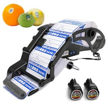 Imagem de Dispensador de etiquetas elétrico portátil - 2x3500mAh Li-ion, 16 horas de operação sem fio, portátil para etiquetas de depósito/remessa