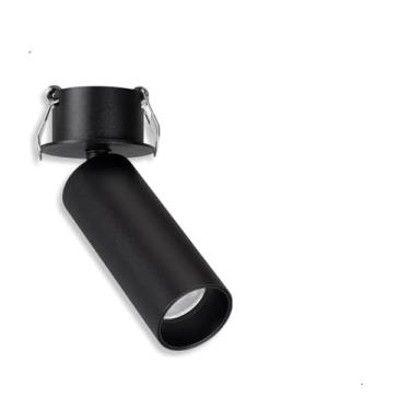 Imagem de Spot De Led Embutir Preto 5w Direcionável Para Teto Bivolt Branco Quente