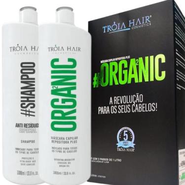 Imagem de Escova Progressiva Orgânica Semi Definitiva Troia Hair