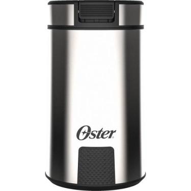 Imagem de Moedor de Café Oster Inox 150W OMDR100, Prata e Preto, 110V