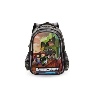 Imagem de Mochila Game Crafit Infantil Escolar Manino Menina Gamer - Denlex