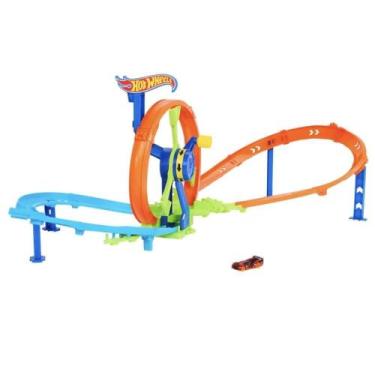 Imagem de Hot Wheels Pista Action Desafio Turbina de Ação com Carrinho 1:64 - Ma