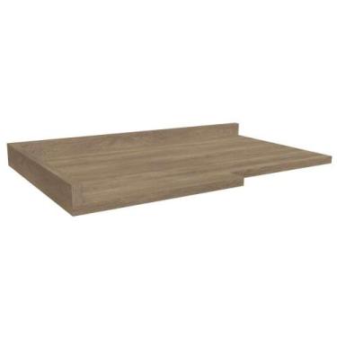 Imagem de Tampo de Cozinha Modulado Canto Reto E611 98cm Nogal - Kappesberg
