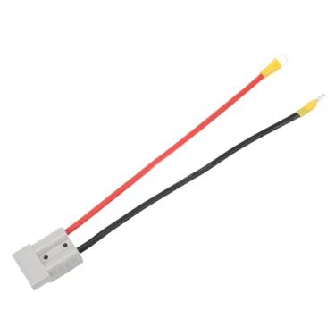 Imagem de Cabo de Carregamento de Empilhadeira Elétrica Com Conector de Bateria O-ring-conector Rápido Retardador de Chama, 12v Dc 50a, Calor, 30cm de Comprimento