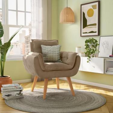 Imagem de Poltrona Lanete Bege - Mobly