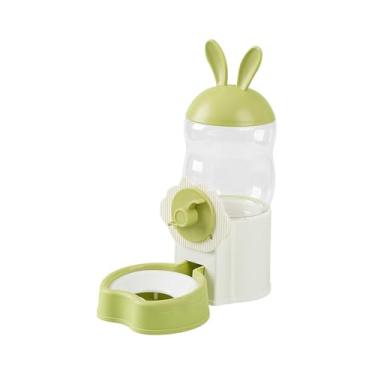 Imagem de WeiLaiKeQi Bebedouro para cães e gatos, bebedouro prático para pendurar, para coelhos, ouriços, galinhas, codornas e chinchilas, Verde