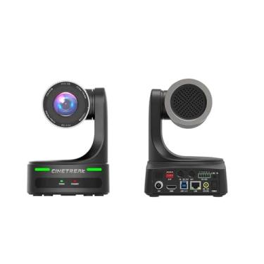 Imagem de CINETREAK CT-PT20 NDI Câmera PTZ 1080p60 Rastreamento Automático - 20x Zoom, Sensor CMOS 1/2.8", Saídas HDMI/SDI/USB/LAN, RTSP/RTMP, 200 Presets, PoE/DC, Montagem Tripé/Mural