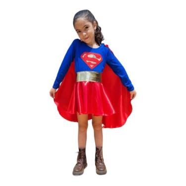 Imagem de Fantasia Super Girl Infantil Menina - Dineia Cintra, 2