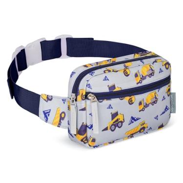 Imagem de WOOMADA Pochonete, bolsa transversal com cintura ajustável, linda bolsa de cinto para presentes, Veículos cinzentos, 8.3" x 1.9" x 5.1"