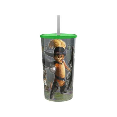 Imagem de Copo Gato De Botas Verde Led - Cinemark