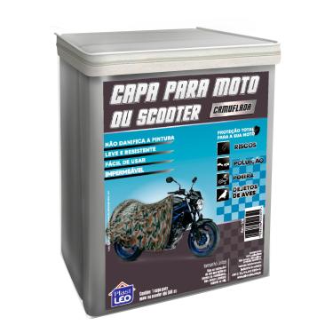 Imagem de Capa para Moto Vinil Camuflada Plast Leo 530 Tamanho Único