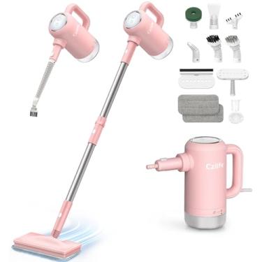 Imagem de Czlife Mop A Vapor Z7 Para Limpeza De Pisos, Limpador A Vapor Portátil 13 Em 1 Para Casa, Azulejos, Rejunte, Madeira, Laminado, Móveis, Sofás, Roupas, Carpetes, Máquina De Vaporização De Piso Multi