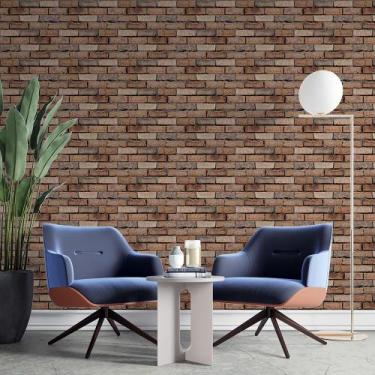 Imagem de Papel de Parede Adesivo Tijolo à Vista  - Kanto Store
