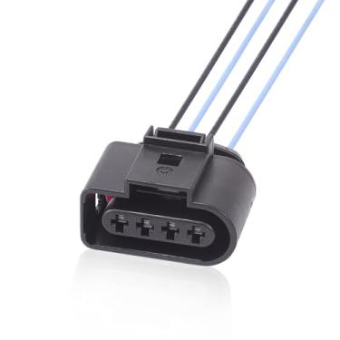 Imagem de Chicote de fios do conector da bobina de ignição para AUDI A3-A8 R8 S4 S5 Q7 TT VW Jetta Golf Passat CC Tiguan Replace# 1J0973724