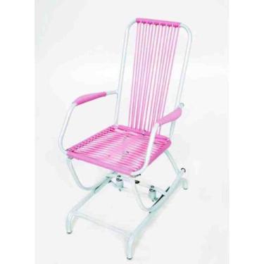 Imagem de Cadeira Infantil com Balanço Rosa/Branco Belstar