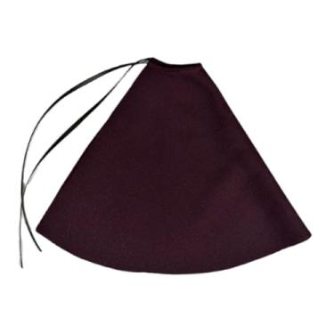 Imagem de Generic 1/12 Action Figure Cape Mini Long Robe Miniatura Roupa Fantasia para Figuras de 6'', Café Escuro