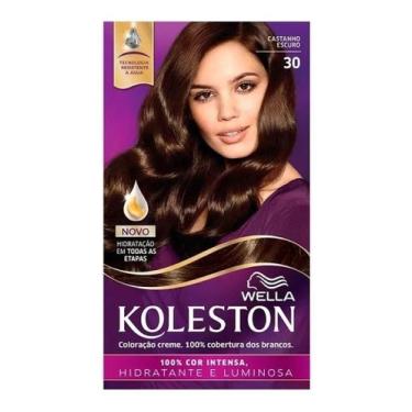 Imagem de Tintura Wella Koleston Creme Escolha Wxz Cor 30 Castanho, Castanho Esc