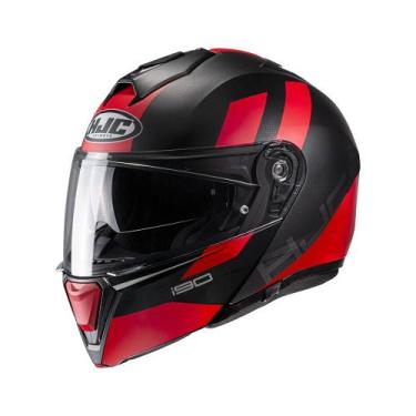 Imagem de Capacete Hjc I90 Syrex Preto E Vermelho 56, 58, Preto / Vermelho