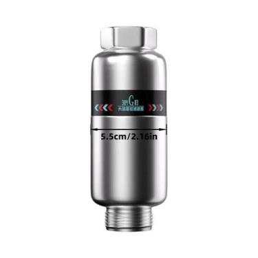 Imagem de Aquecedor De Água Em Aço Inoxidável, Filtro Frontal, Máquina De Lavar,