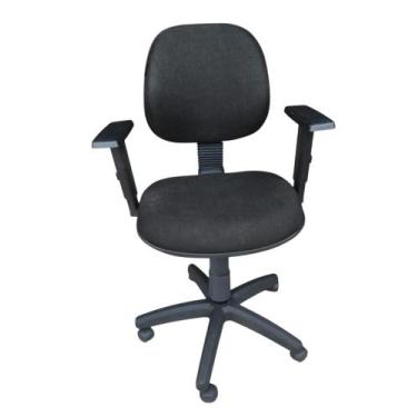 Imagem de Cadeira Secretária Giratória Com Braço - BIGPLAST