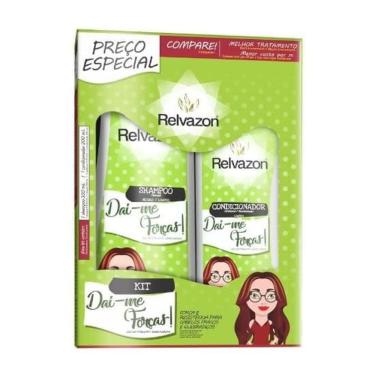 Imagem de Kit Relvazon Dai Me Forças Shampoo 350ml + Condicionador 200ml