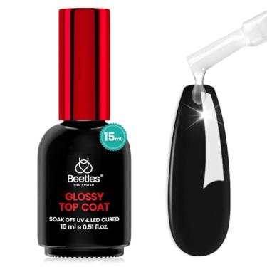 Imagem de beetles Gel Polish Top Coat Extra Brilhante Beetles, Esmalte Em Transparente Com Acabamento Duradouro, Repelente De Raios Uv E Lâmpada, Manicure Faça Você Mesmo Para Mulheres