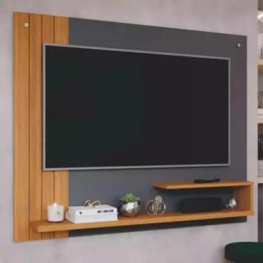 Imagem de Painel Para Tv de 32 40 43 49 50 e 55 Polegadas GRAFITE/NATURE - PERMO