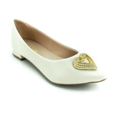 Imagem de Sapatilha Feminina Sua Cia 811714 - Off White-Feminino